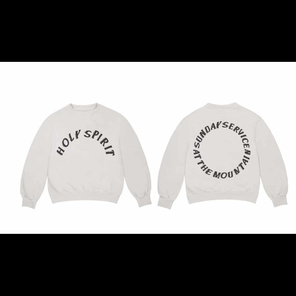 kanye west coachella sunday service sweater